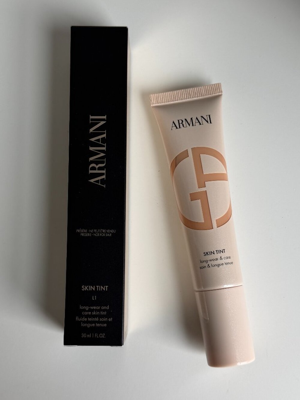 NWT Armani Beauty Skin Tint Longwear & Care L1